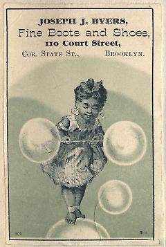 Tradecard. Joseph J. Byers. 110 Court Street. Brooklyn.