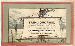 Tradecard. W.E. Armstrong. 28 and 30 Fulton Street. Brooklyn.