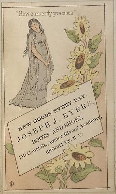 Tradecard. Joseph J. Byers. 110 Court Street. Brooklyn.