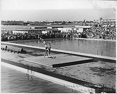 [Gymnastics at Coney Island pool]