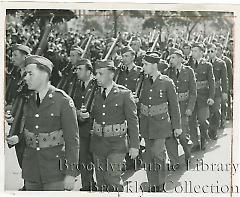 [Soldiers marching on Memorial Day]