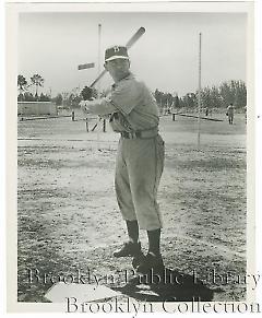 [Vic Marasco in batting stance]