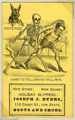 Tradecard. Joseph J. Byers. 110 Court St. Brooklyn, NY. Recto.