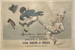 Tradecard. Joseph J. Byers. 110 Court Street. Brooklyn.