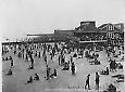 Coney Island beach and bathers