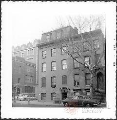 [Southeast corner of Bedford Avenue and Taylor Street. Bedford Avenue side showing.]
