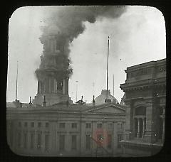 Brooklyn City Hall, Tower Burning