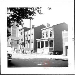 [West side of Lawrence Street between Tillary Street and Johnson Street, looking south.]