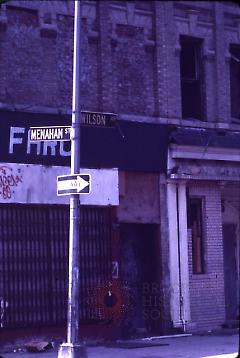 [Intersection of Menahan Street and Wilson Avenue, Bushwick, Brooklyn]