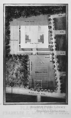 Plan of Franklin K. Lane High School