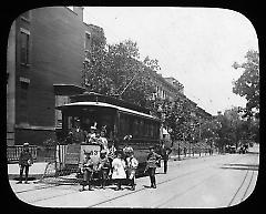 Views: U.S., Brooklyn. Brooklyn, Adelphi College. View 001: Special Car for the Adelphi Academy.
