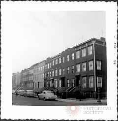[View of Skillman Street from corner of Willoughby Avenue looking Northeast.]