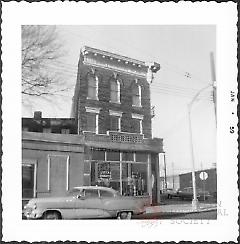 [Northwest corner of New Lots Avenue and Junius Street (former side showing).]